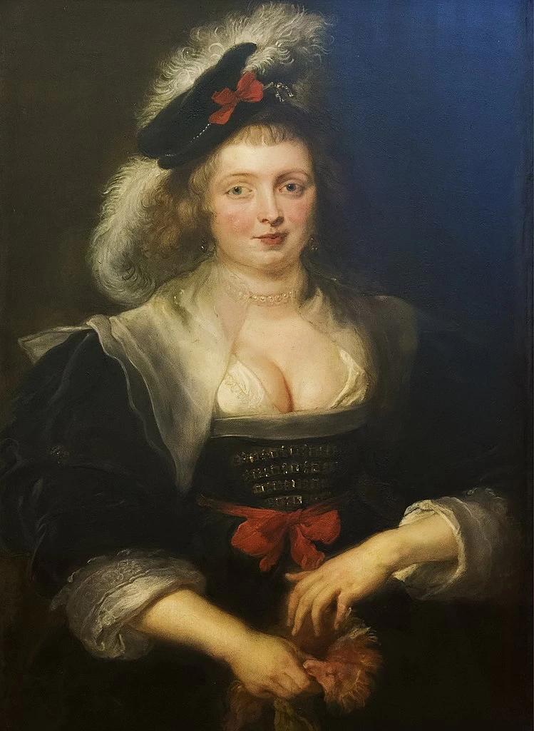 Ritratto di Hélène Fourment che mette le mani a posto - Alte Pinakothek, Munich